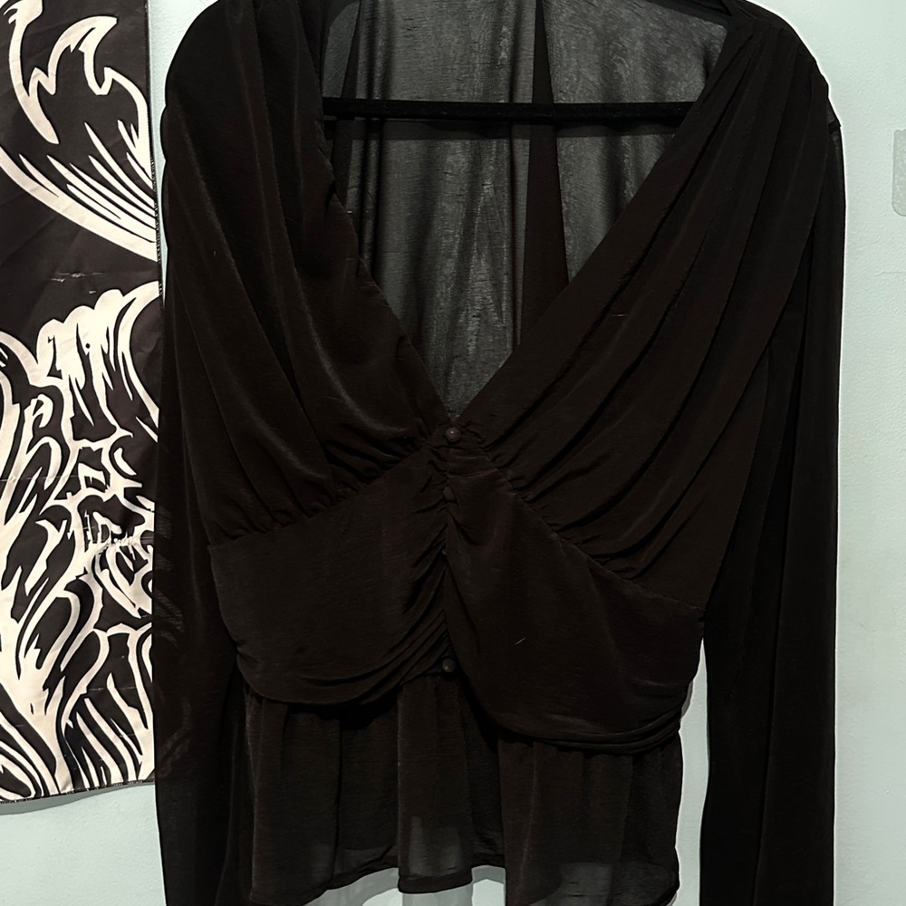 Elegant Black Women's Top
